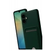 Mey İthalat®  Samsung Galaxy A07 4G Kelvin Kartvizitli Silikon - Koyu Yeşil