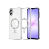 Mey İthalat®  Samsung Galaxy A07 4G Kross Magneticsafe Kapak - Gümüş