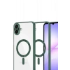 Mey İthalat®  Samsung Galaxy A07 4G Kross Magneticsafe Kapak - Koyu Yeşil
