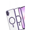 Mey İthalat®  Samsung Galaxy A07 4G Kross Magneticsafe Kapak - Mor