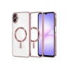 Mey İthalat®  Samsung Galaxy A07 4G Kross Magneticsafe Kapak - Rose