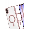 Mey İthalat®  Samsung Galaxy A07 4G Kross Magneticsafe Kapak - Rose