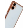 Mey İthalat®  Samsung Galaxy A07 4G  Lensli Silikon - Çöl Titanyum
