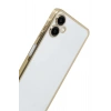 Mey İthalat®  Samsung Galaxy A07 4G  Lensli Silikon - Gold