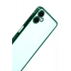 Mey İthalat®  Samsung Galaxy A07 4G  Lensli Silikon - Yeşil