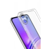 Mey İthalat®  Samsung Galaxy A07 4G Lüx Şeffaf Silikon - Şeffaf
