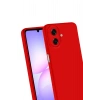Mey İthalat®  Samsung Galaxy A07 4G Nano içi Kadife Silikon - Kırmızı