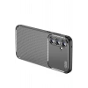 Mey İthalat®  Samsung Galaxy A15 4G Kılıf Auto Focus Karbon Kapak - Siyah