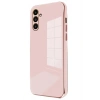 Mey İthalat®  Samsung Galaxy A15 4G Kılıf Volet Silikon - Pembe