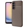Mey İthalat®  Samsung Galaxy A17 5G Auto Focus Karbon Kapak - Kahverengi