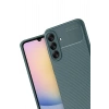 Mey İthalat®  Samsung Galaxy A17 5G Auto Focus Karbon Kapak - Koyu Yeşil