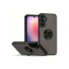 Mey İthalat®  Samsung Galaxy A17 5G Montreal Yüzüklü Silikon Kapak - Siyah