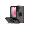 Mey İthalat®  Samsung Galaxy A17 5G Montreal Yüzüklü Silikon Kapak - Siyah