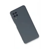 Mey İthalat®  Samsung Galaxy A22 Kılıf Nano içi Kadife Silikon - Gri