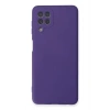 Mey İthalat®  Samsung Galaxy A22 Kılıf Nano içi Kadife Silikon - Mor