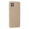 Mey İthalat®  Samsung Galaxy A22 Kılıf Nano içi Kadife Silikon - Pudra