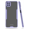 Mey İthalat®  Samsung Galaxy A22 Kılıf Platin Silikon - Lila