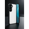 Mey İthalat®  Samsung Galaxy A24 4G Prime Kılıf  Lensli Silikon - Gümüş