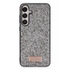 Mey İthalat®  Samsung Galaxy A25 5G Bright Simli Kapak - Gümüş