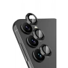 Mey İthalat®  Samsung Galaxy A25 5G Valdez Metal Kamera Lens - Siyah