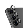 Mey İthalat®  Samsung Galaxy A34 5G Valdez Metal Kamera Lens - Siyah