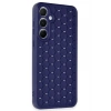 Mey İthalat®  Samsung Galaxy A35 5G Kılıf Petek Silikon Kapak - Lacivert