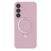 Mey İthalat®  Samsung Galaxy A35 5G Regal Magsafe Standlı Kapak - Açık Pembe