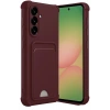 Mey İthalat®  Samsung Galaxy A36 Kılıf Kelvin Kartvizitli Silikon - Bordo