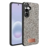 Mey İthalat®  Samsung Galaxy A37 5G Bright Simli Kapak - Gümüş