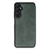 Mey İthalat®  Samsung Galaxy A55 5G Kılıf Flip Cover - Koyu Yeşil