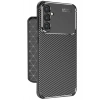 Mey İthalat®  Samsung Galaxy A56 Kılıf Auto Focus Karbon Kapak - Siyah