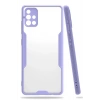 Mey İthalat®  Samsung Galaxy A71 Kılıf Platin Silikon - Lila