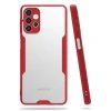 Mey İthalat®  Samsung Galaxy A72 Kılıf Platin Silikon - Kırmızı
