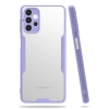 Mey İthalat®  Samsung Galaxy A72 Kılıf Platin Silikon - Lila