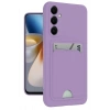 Mey İthalat®  Samsung Galaxy M15 Kelvin Kartvizitli Silikon - Lila