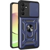 Mey İthalat®  Samsung Galaxy M15 Kılıf Pars Lens Yüzüklü Silikon - Lacivert