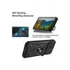 Mey İthalat®  Samsung Galaxy M15 Kılıf Pars Lens Yüzüklü Silikon - Lacivert