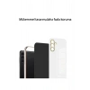 Mey İthalat®  Samsung Galaxy M15 Kılıf Volet Silikon - Mor