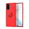 Mey İthalat®  Samsung Galaxy Note 20 Kılıf Range Yüzüklü Silikon - Kırmızı