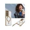 Mey İthalat®  Samsung Galaxy S23 Plus Kılıf Enka Magsafe Silikon Kılıf - Desert