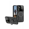 Mey İthalat®  Samsung Galaxy S24 FE Kılıf Joy Lens Standlı Kapak - Siyah