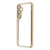 Mey İthalat®  Samsung Galaxy S24 FE Kılıf  Lensli Silikon - Gold