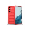 Mey İthalat®  Samsung Galaxy S24 FE Kılıf Optimum Silikon - Kırmızı