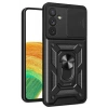 Mey İthalat®  Samsung Galaxy S24 FE Pars Lens Yüzüklü Silikon - Siyah