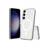 Mey İthalat®  Samsung Galaxy S24 Kılıf Magneticsafe Şeffaf Silikon - Şeffaf