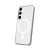 Mey İthalat®  Samsung Galaxy S24 Kılıf Magneticsafe Şeffaf Silikon - Şeffaf