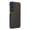 Mey İthalat®  Samsung Galaxy S24 Kılıf Montreal Silikon Kapak - Lacivert