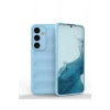 Mey İthalat®  Samsung Galaxy S24 Kılıf Optimum Silikon - Sky Blue