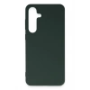 Mey İthalat®  Samsung Galaxy S24 Plus Kılıf First Silikon - Koyu Yeşil