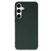 Mey İthalat®  Samsung Galaxy S24 Plus Kılıf First Silikon - Koyu Yeşil